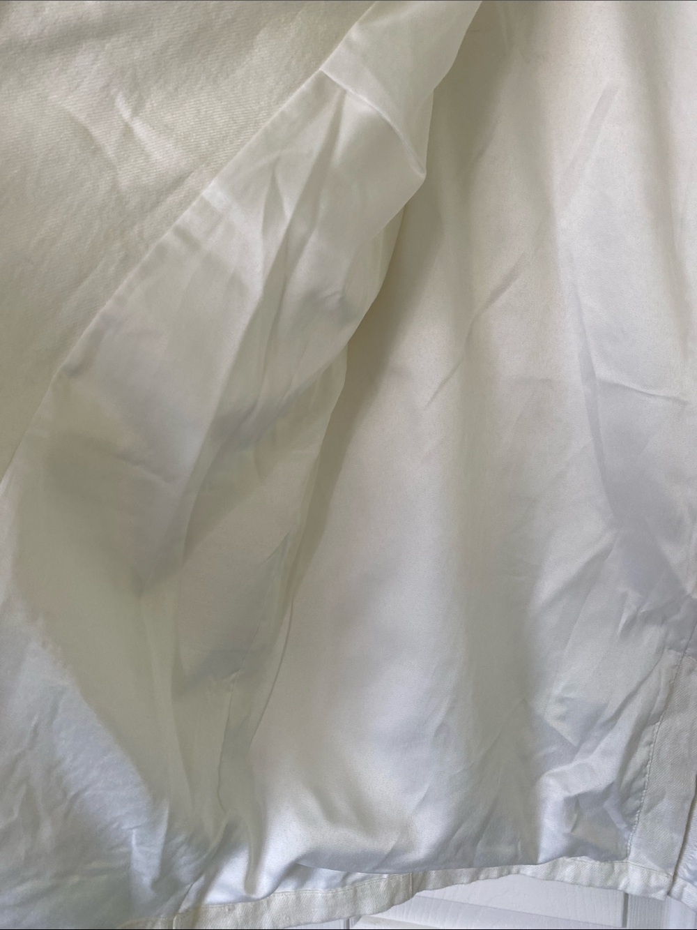 H by Halston White Linen Notch-Lapel Blazer - Picture 6 of 9